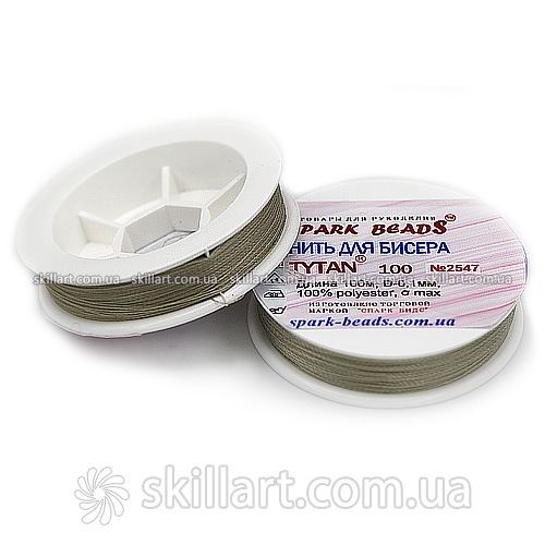 Нитки для бисера Tytan 100 Spark Beads (100м)